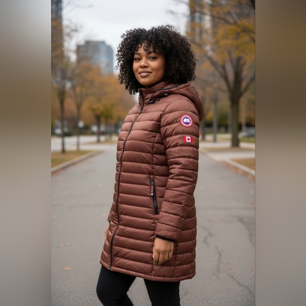 NWT - CANADA WEATHER GEAR Faux Down Winter Coat with Hood Size 3X